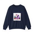Halloween Unicorn Crewneck Sweatshirt — Cute Spooky Pony with Ghosts & Pumpkins