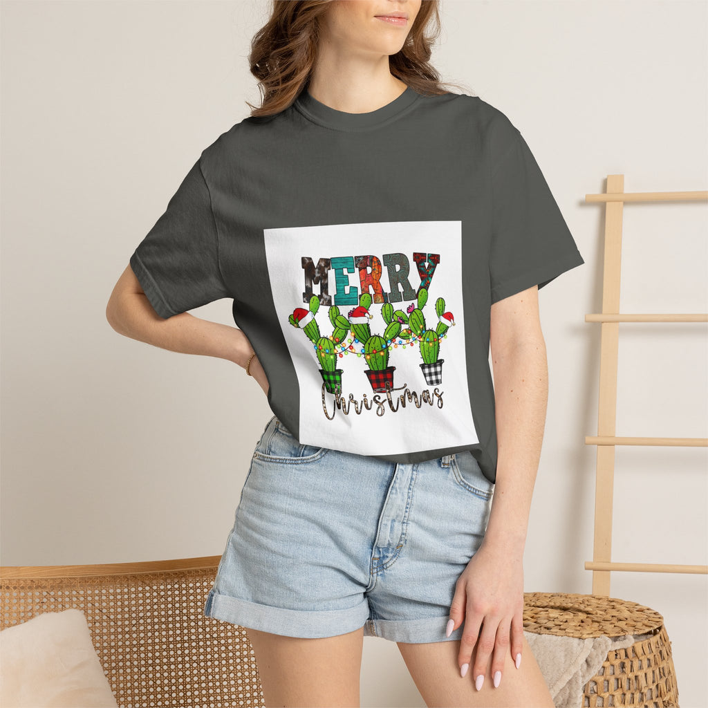 Merry Christmas Cactus T-Shirt