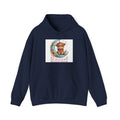 Bear on Moon Hoodie - "Love You to the Moon & to the Back" Cozy Graphic Sweatshirt