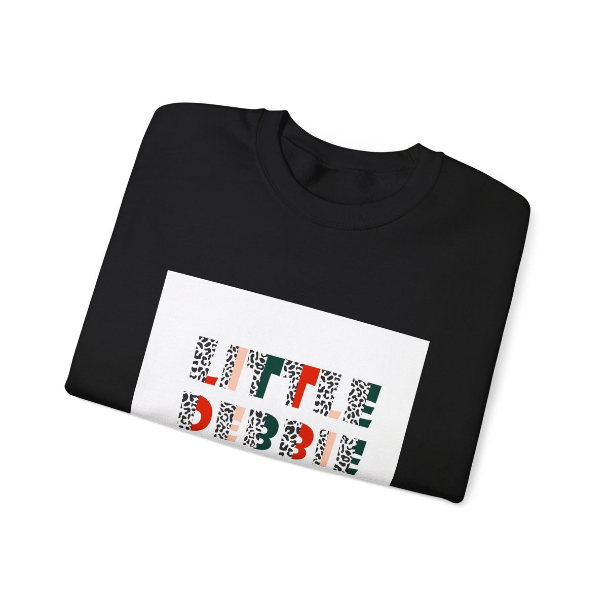 Crewneck Sweatshirt — “Little Debbie Slut” Floral Graphic Cozy Pullover
