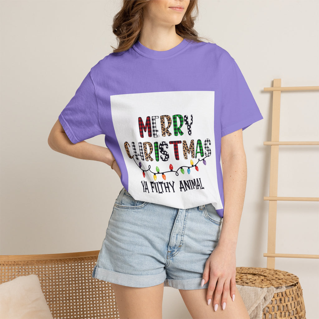 Merry Christmas Ya Filthy Animal T-Shirt — Funny Holiday Graphic Tee