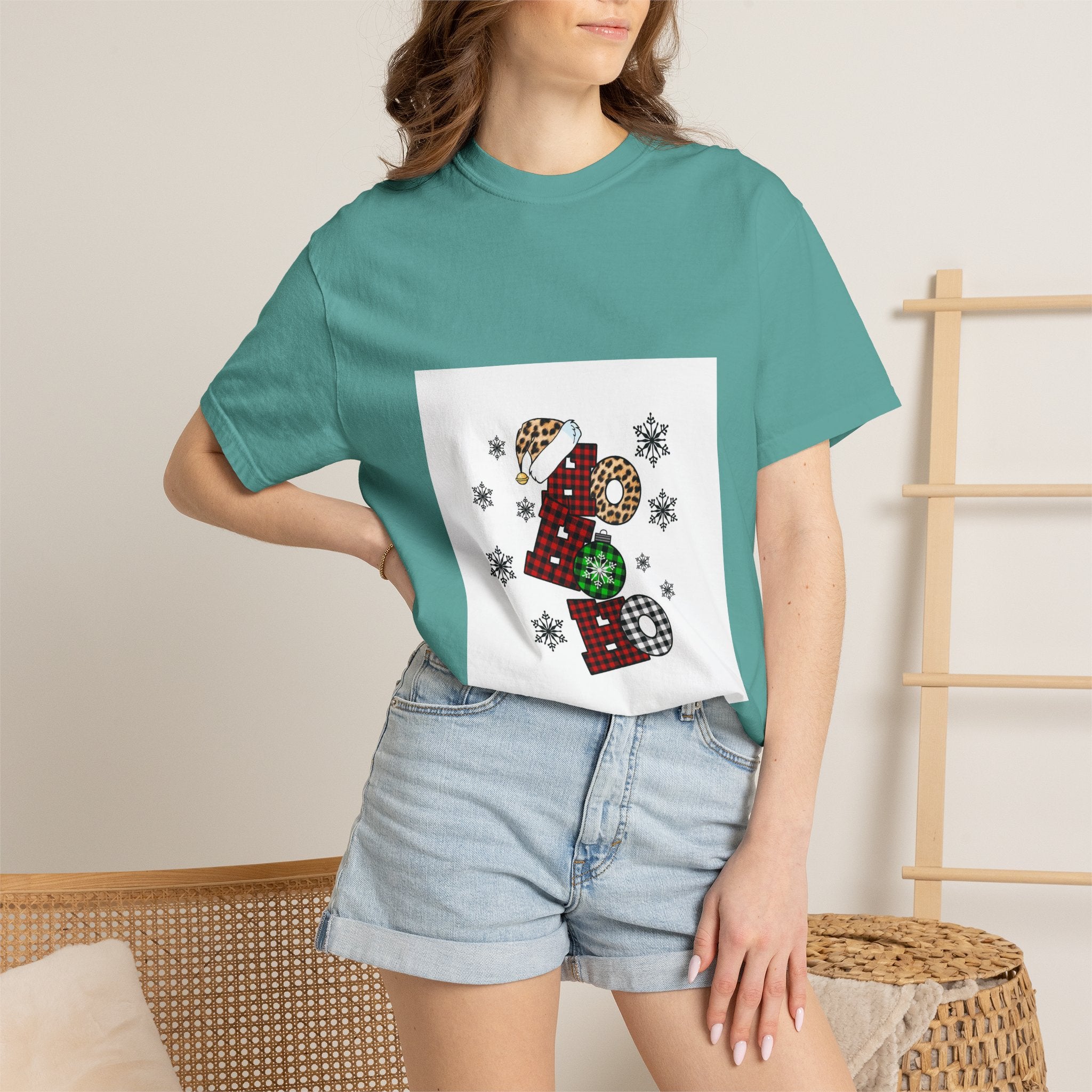 Holiday JOY Plaid Graphic T-Shirt
