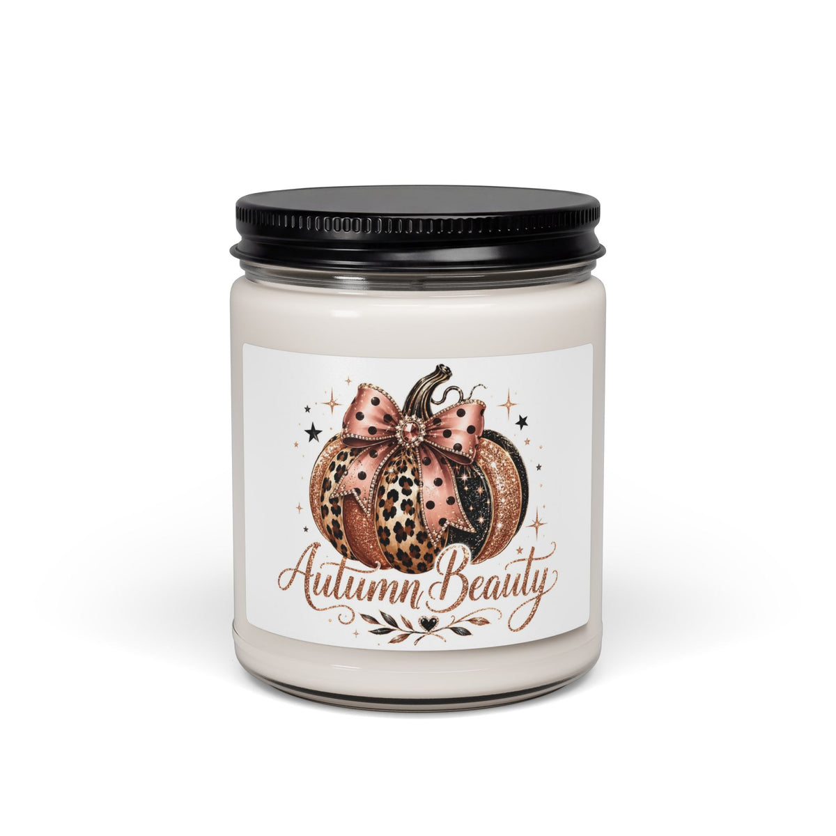 Autumn Beauty Scented Soy Candle — 9oz Fall Pumpkin Jar Candle