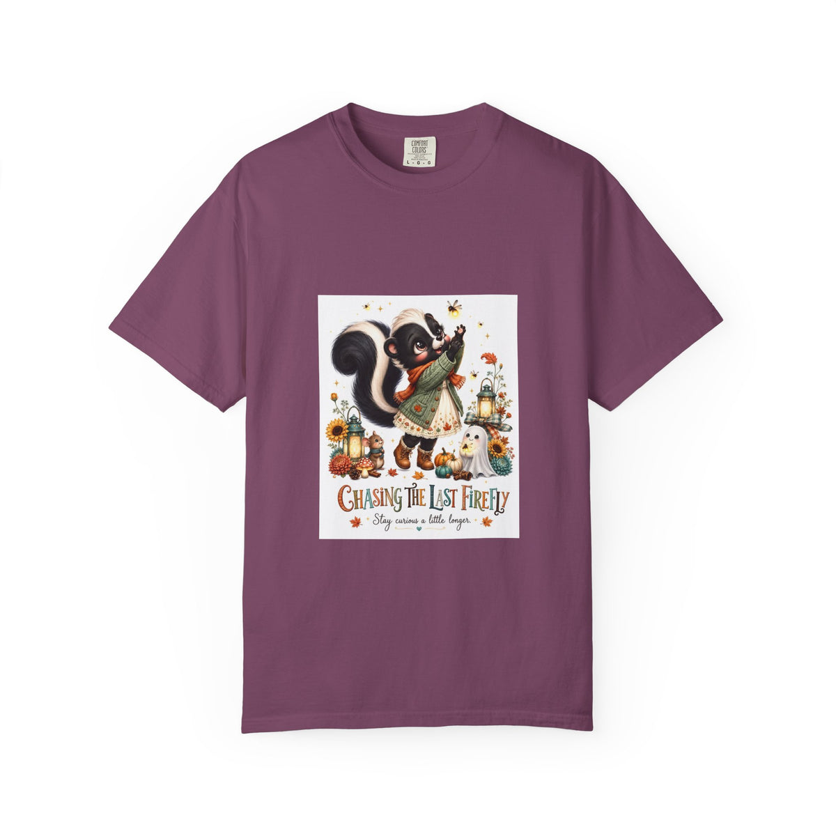 Chasing the Last Firefly Skunk Graphic T-Shirt
