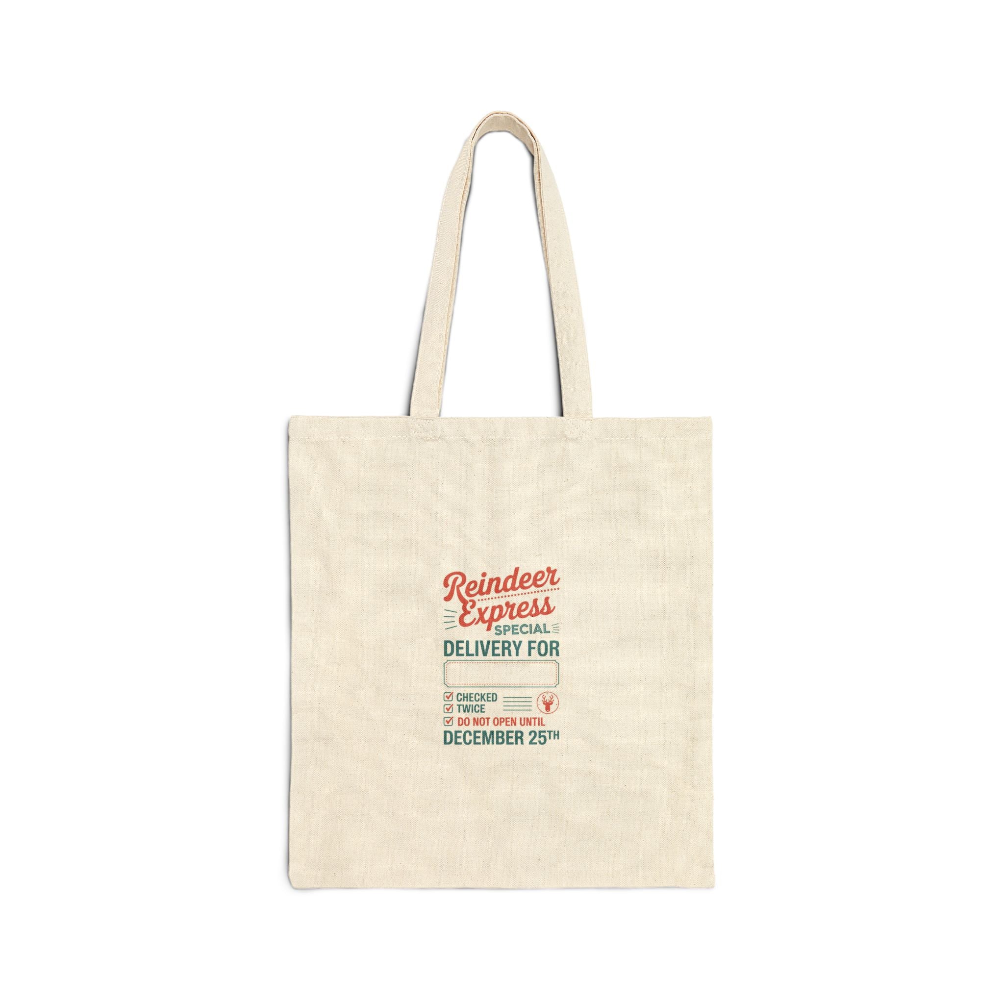 Cotton Canvas Tote Bag