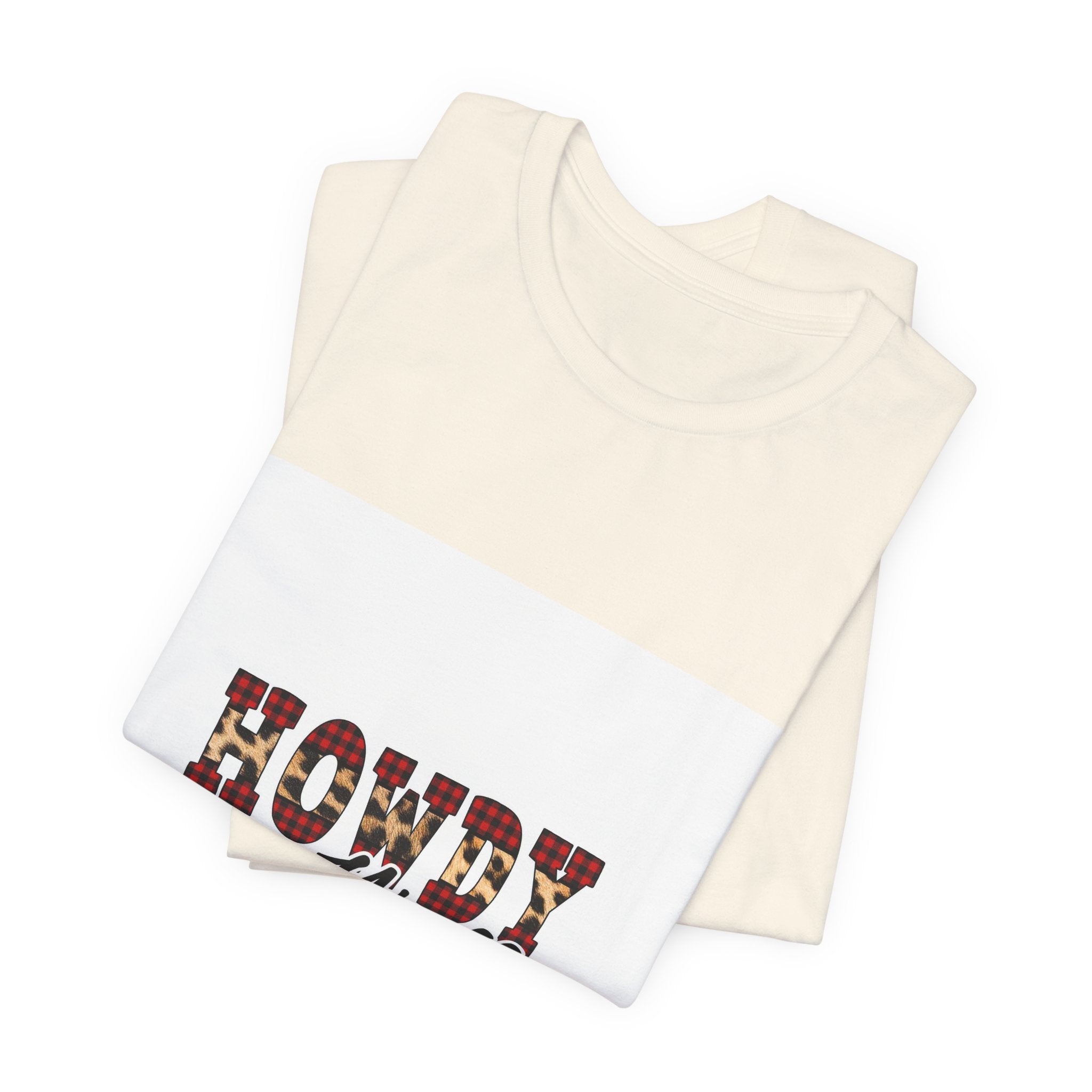 Howdy Y'all Tee — Plaid Western Graphic T-Shirt