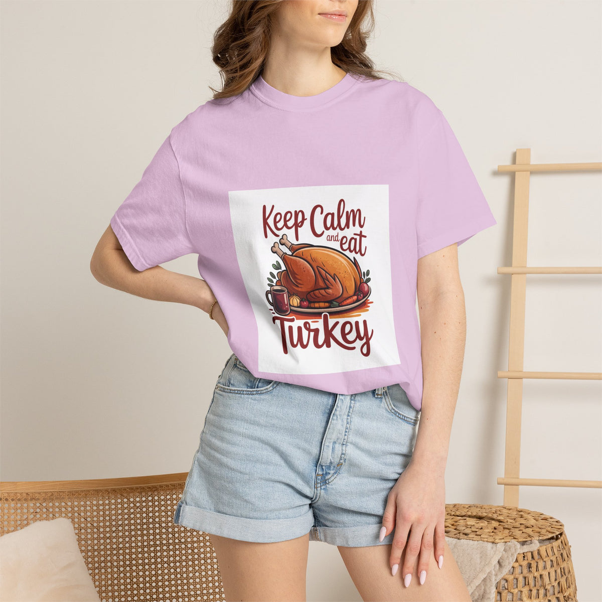 T-Shirt - "Keep Calm and Eat Turkey" Thanksgiving Tee