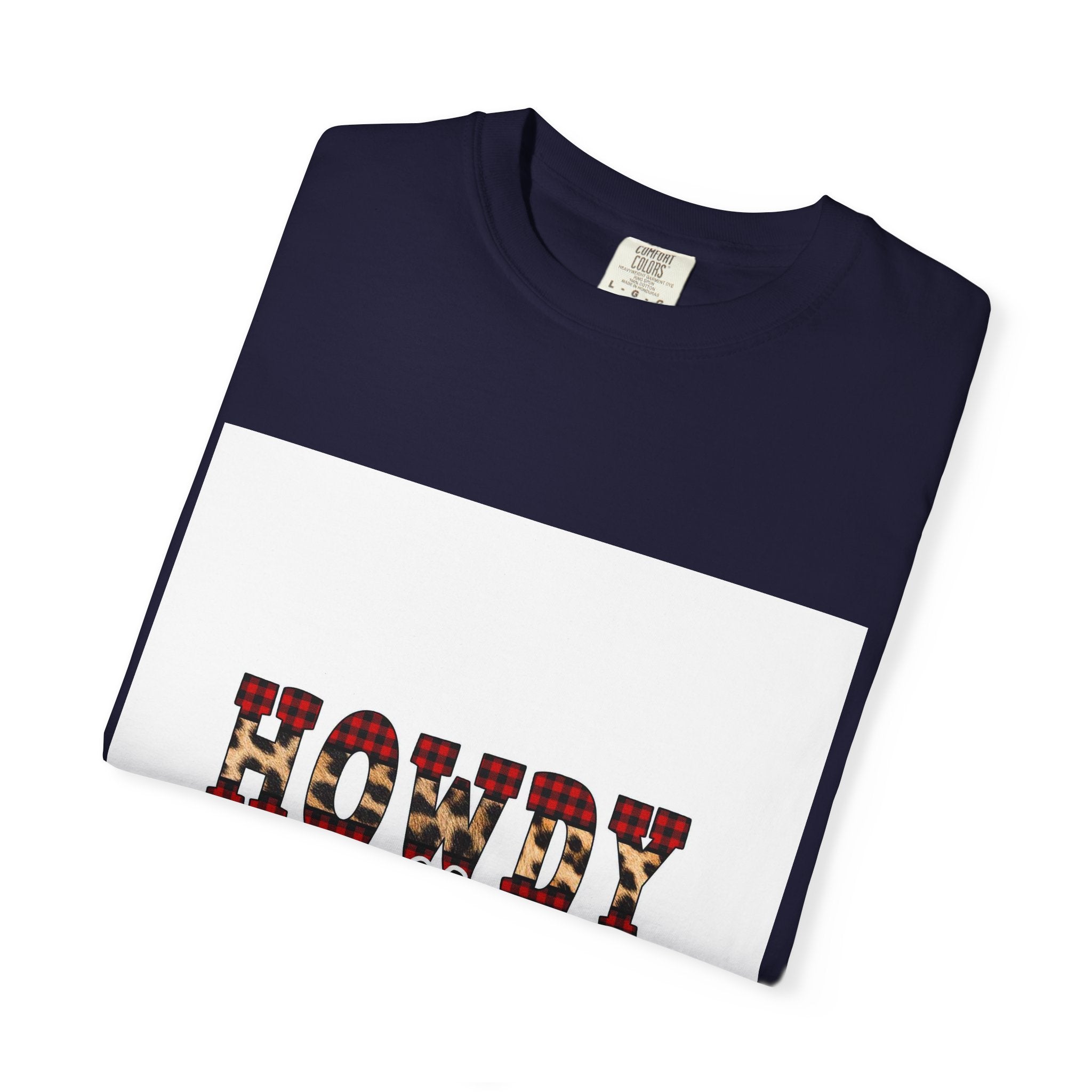 Howdy y'all T-Shirt — Plaid Western Graphic Tee