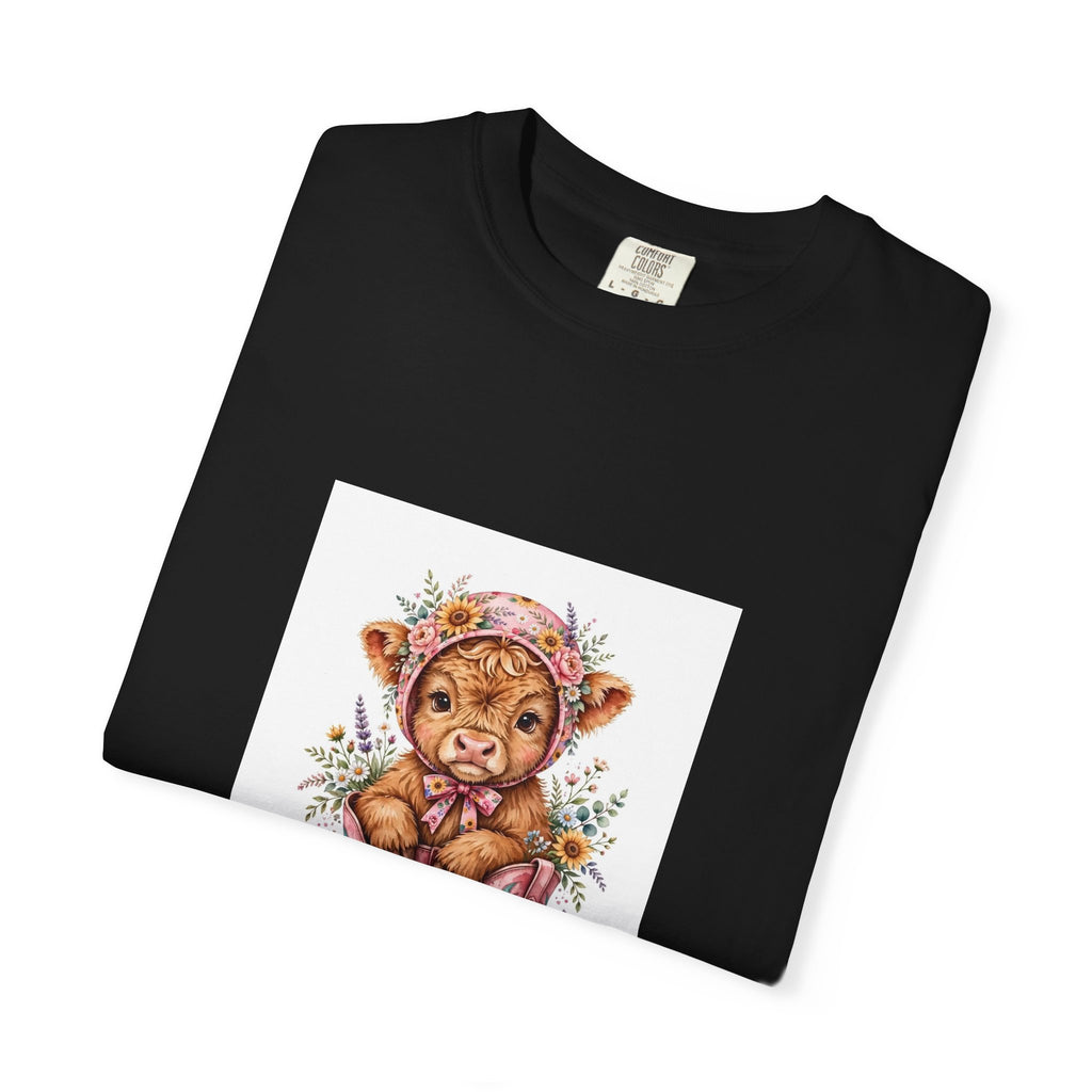 Tiger Cub Floral Tee — "Momma's Little Snugglepunch" Cute Baby Animal T-Shirt