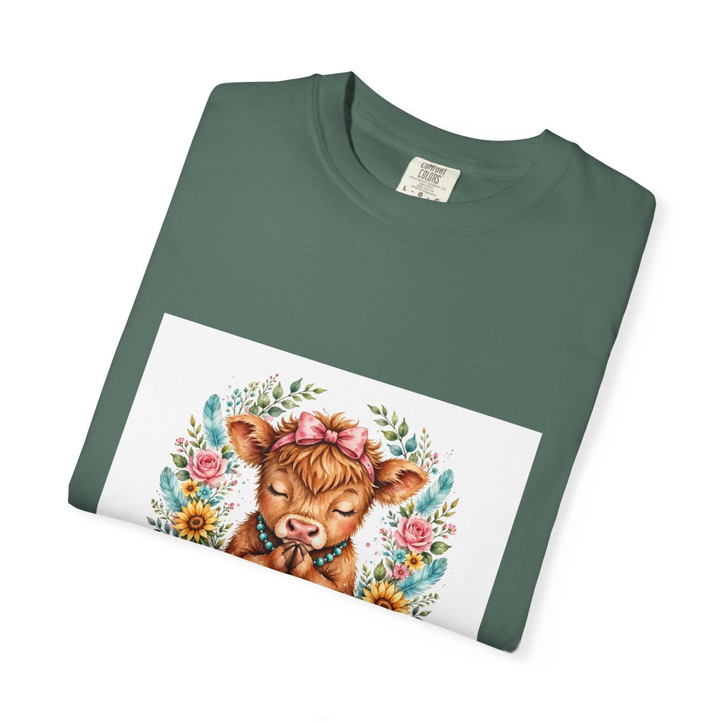 Western Mama Prayer Cow T-Shirt