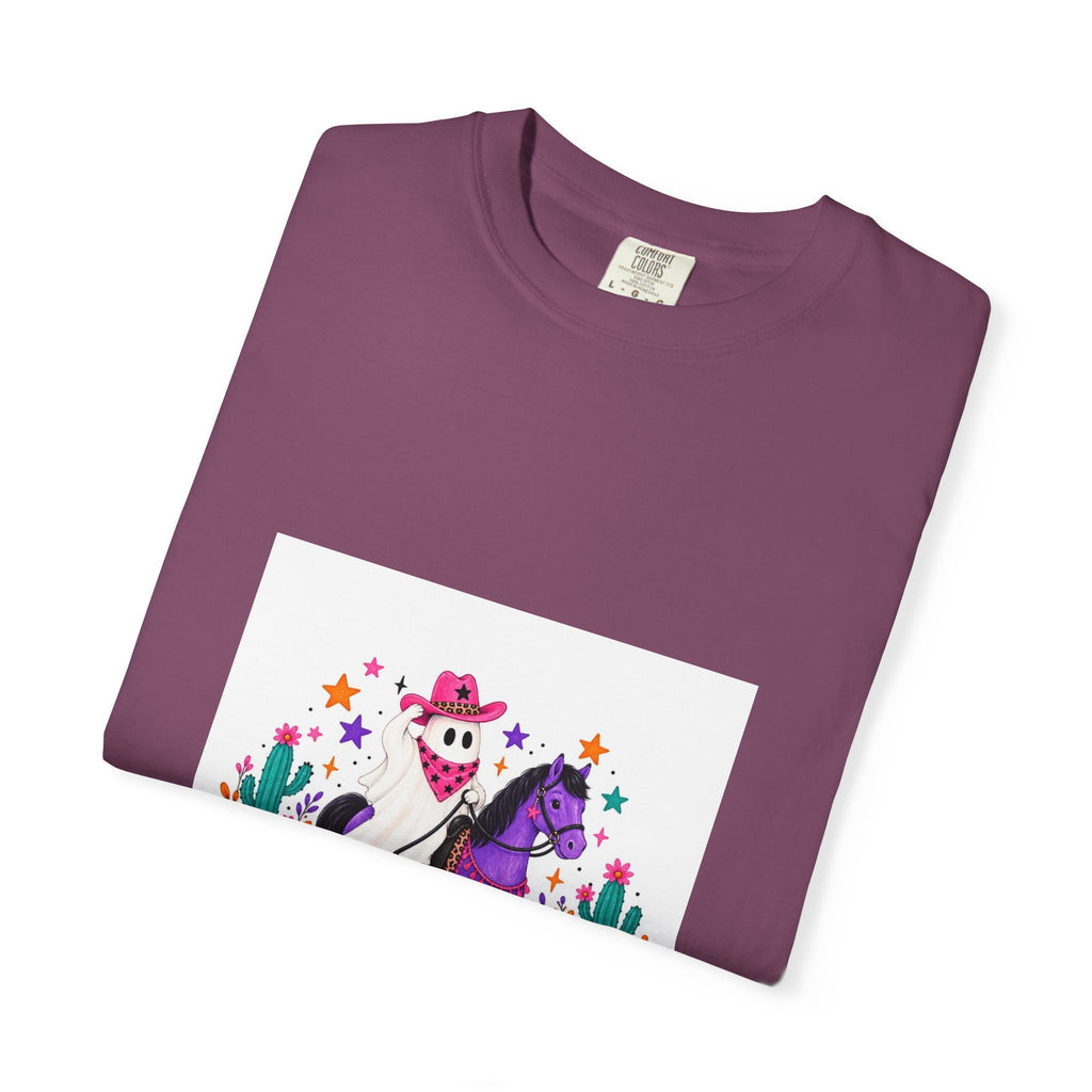Day of the Dead Cowboy Horse T-Shirt — Cute Día de los Muertos Skeleton Rider Design