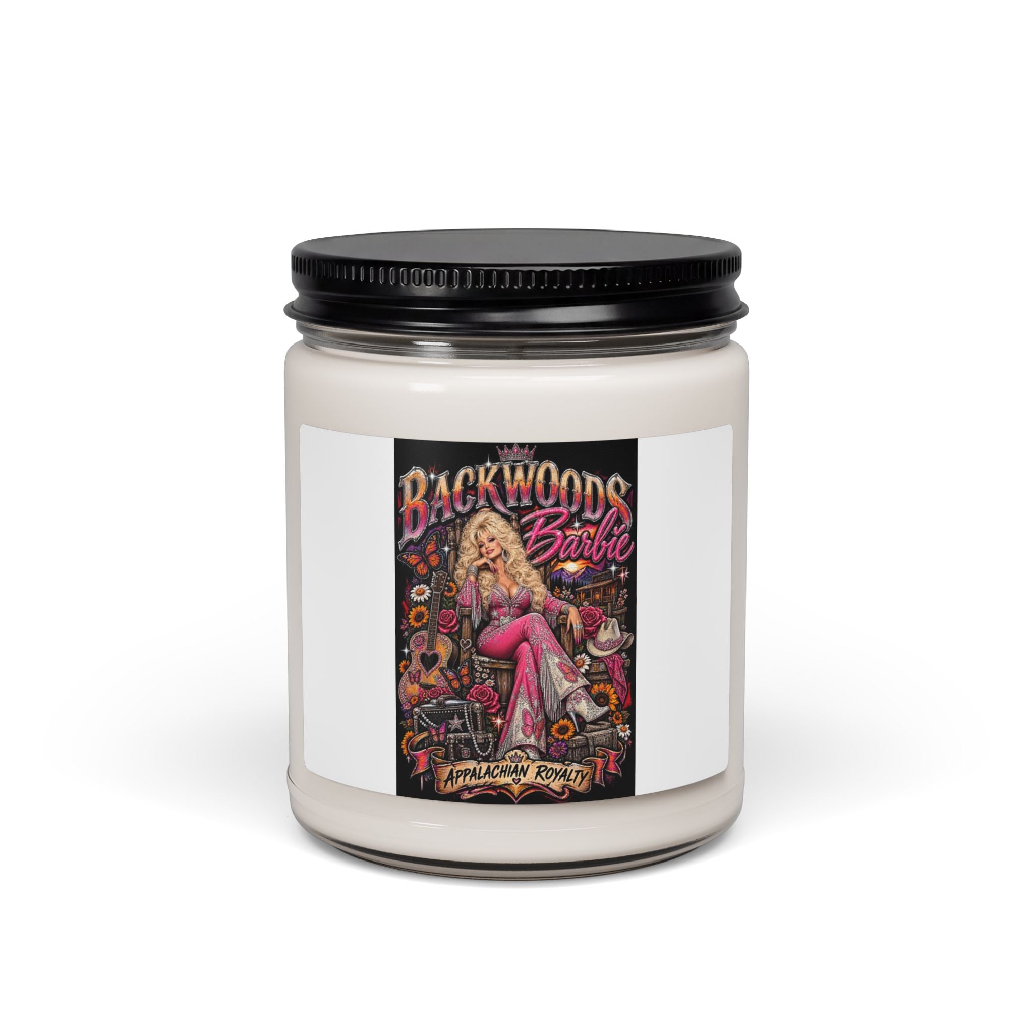 Backwoods Barbie Scented Soy Candle — 9oz Appalachian Roots Fragrance