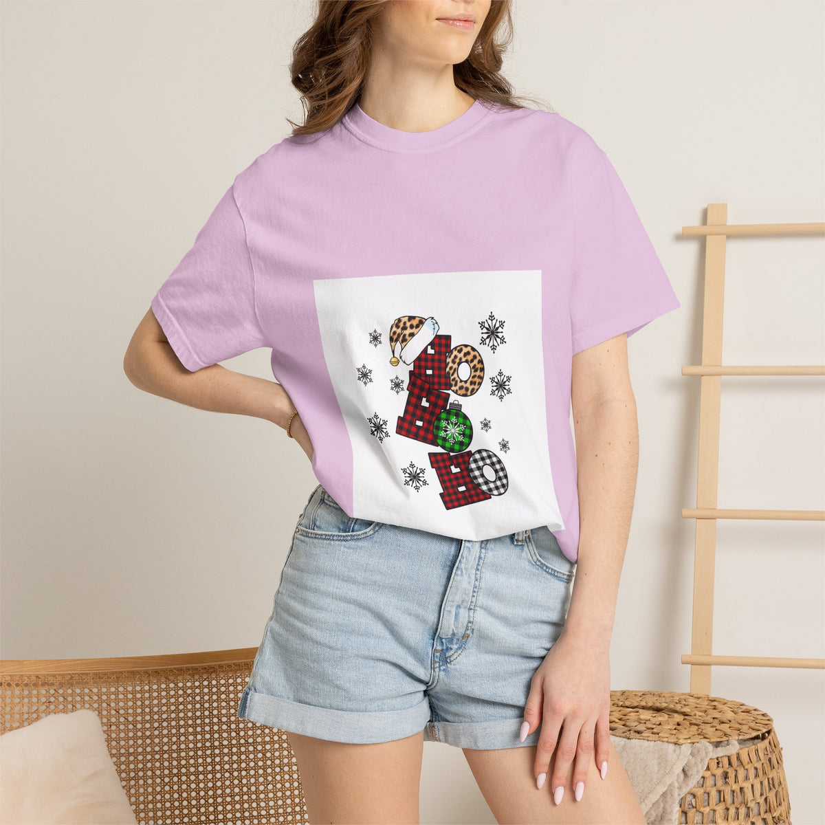Holiday JOY Plaid Graphic T-Shirt