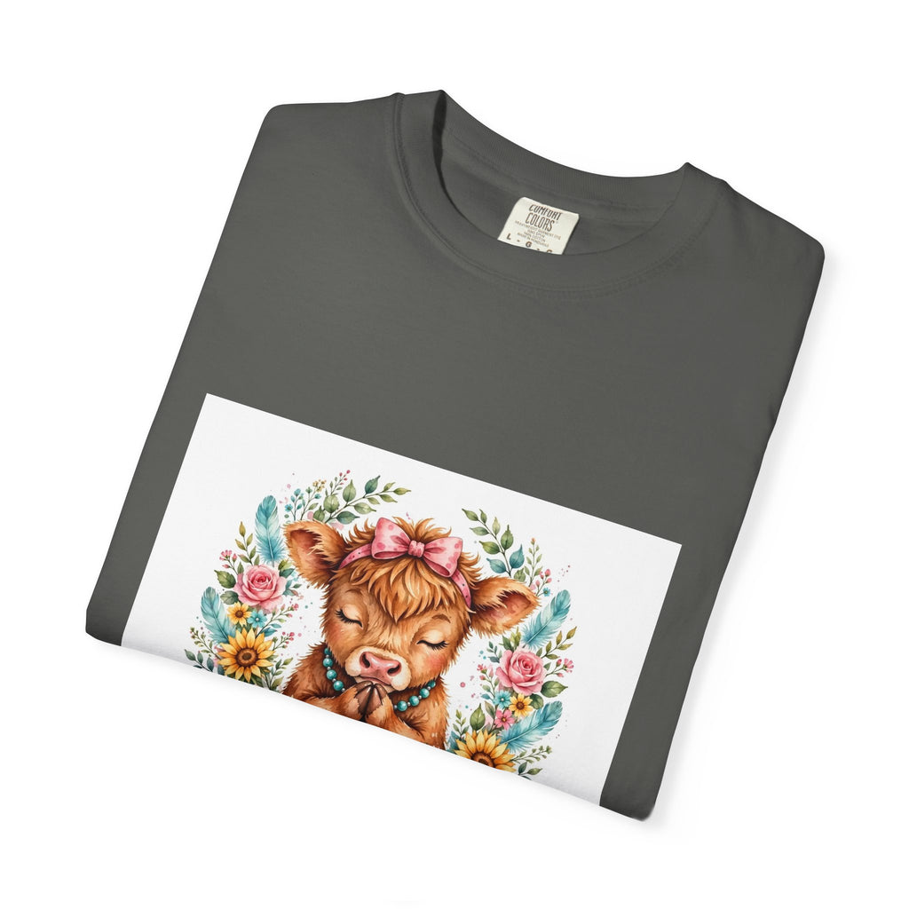 Western Mama Prayer Cow T-Shirt
