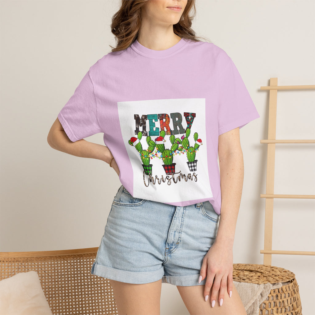 Merry Christmas Cactus T-Shirt