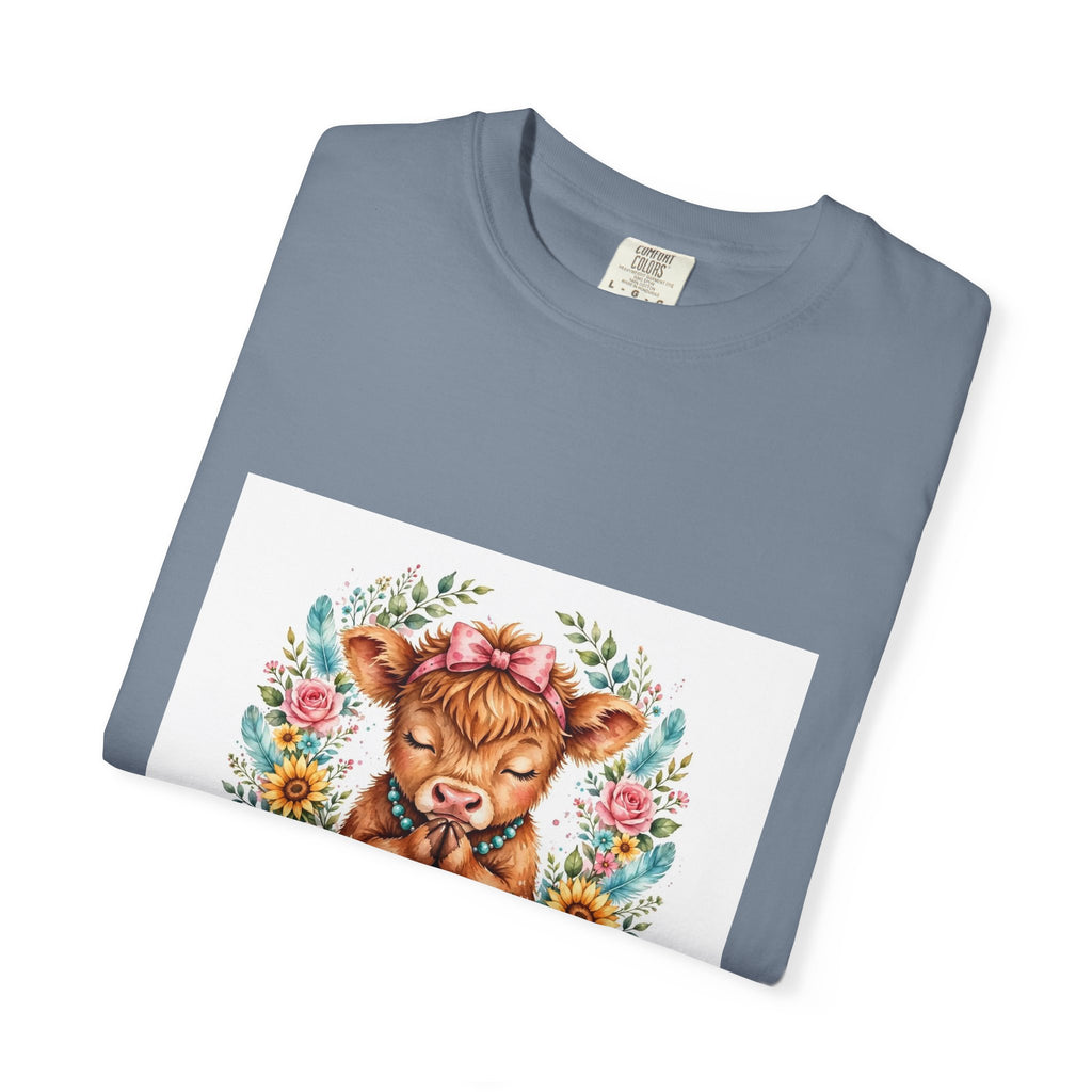 Western Mama Prayer Cow T-Shirt
