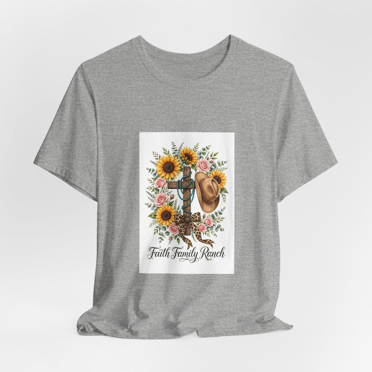 Faith Family Ranch Sunflower Western Tee
