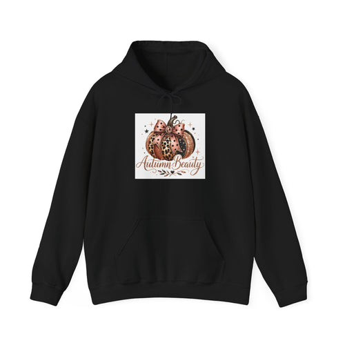 Autumn Beauty Hoodie — Pumpkin Floral Fall Sweatshirt