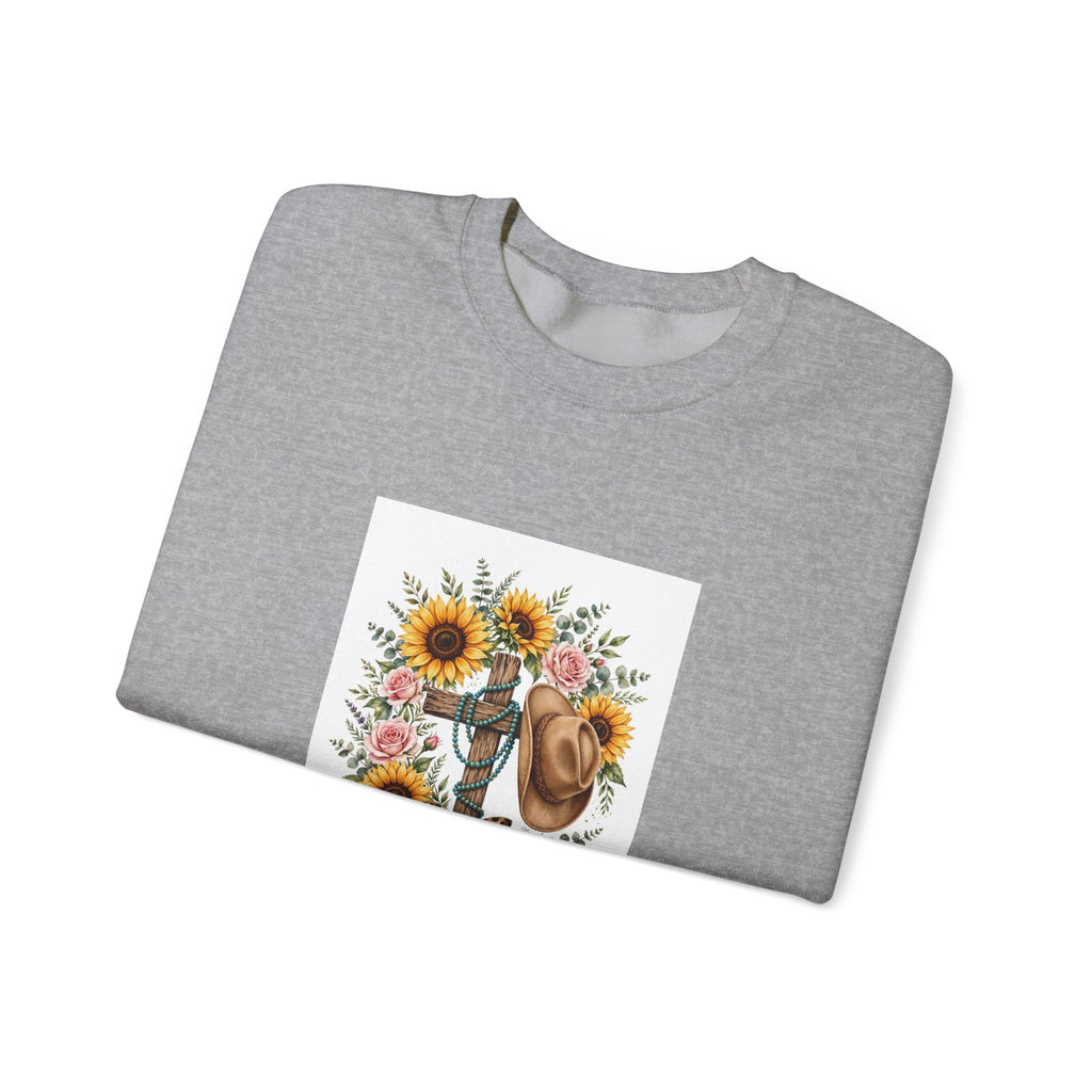 Faith Family Ranch Floral Sweatshirt