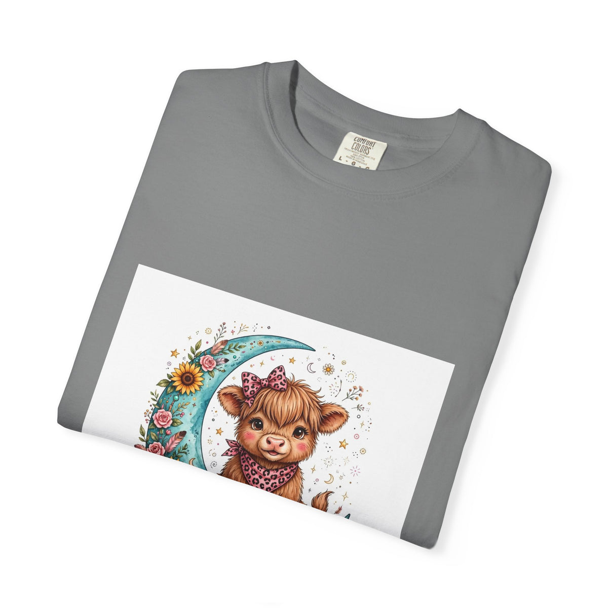 Cow Cute T-Shirt – "Love You to the Moon & to the Ranch" Graphic Tee