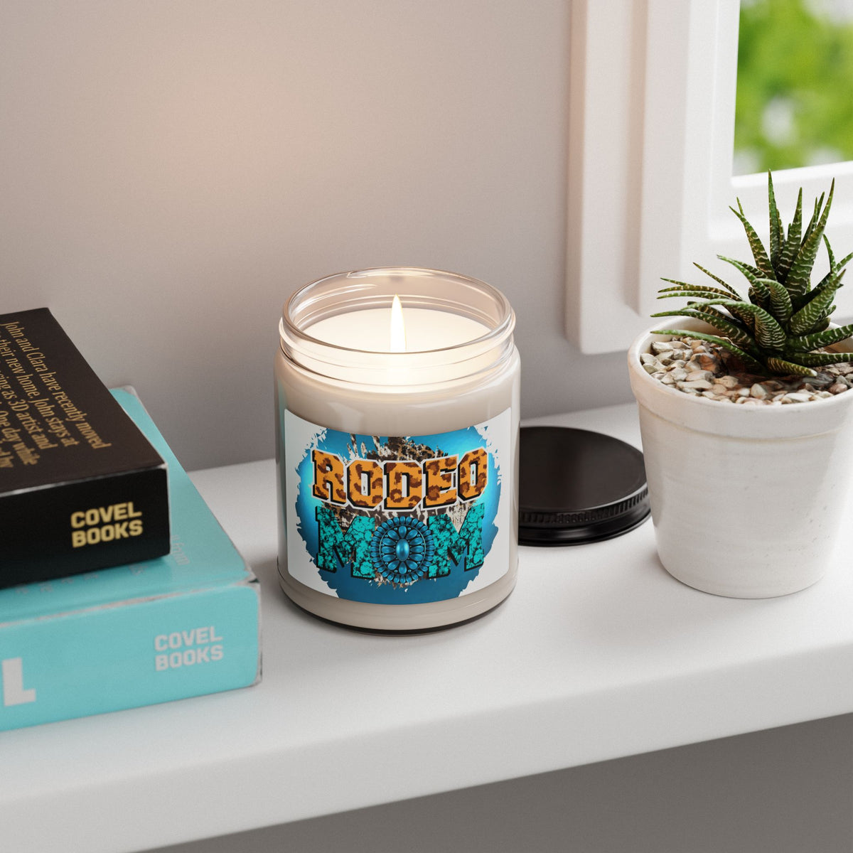 Rodeo Mom Scented Soy Candle — 9oz Rustic Western Gift