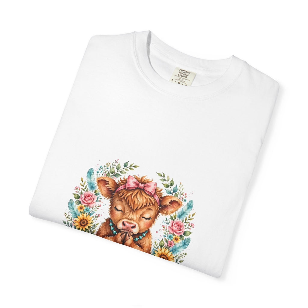 Western Mama Prayer Cow T-Shirt