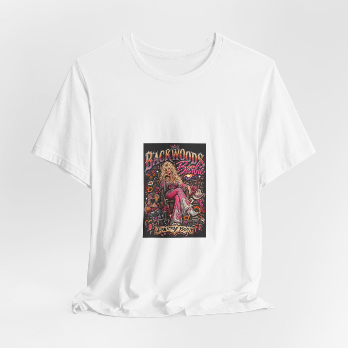 Backwoods Babe Graphic Tee — Retro Pinup Smoking Art T-Shirt