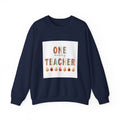 Teacher Sweatshirt – "One Merry Teacher" Festive Apple Crewneck