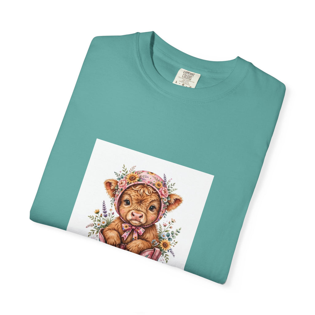 Tiger Cub Floral Tee — "Momma's Little Snugglepunch" Cute Baby Animal T-Shirt