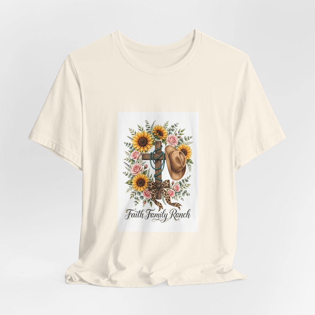 Faith Family Ranch Sunflower Western Tee