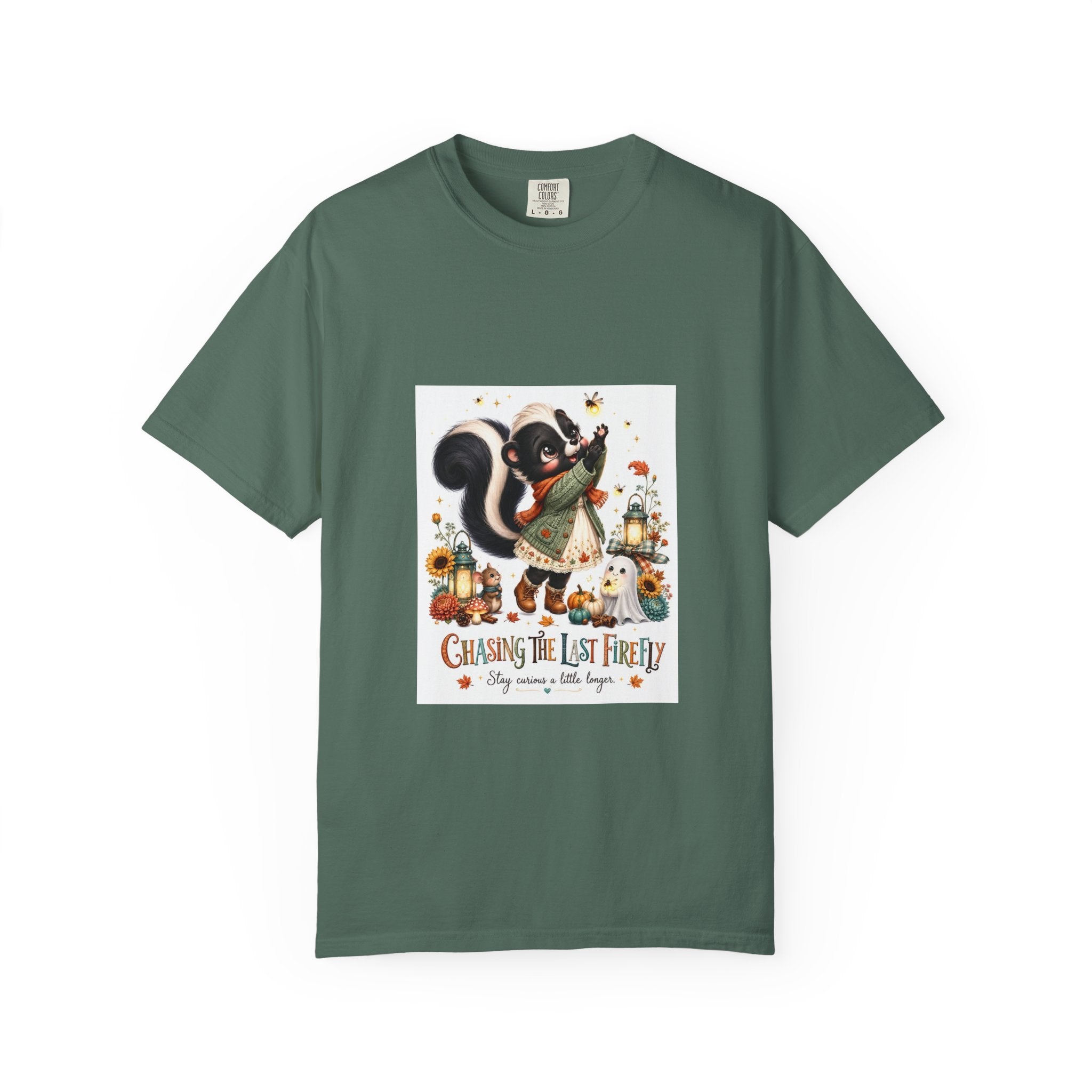 Chasing the Last Firefly Skunk Graphic T-Shirt