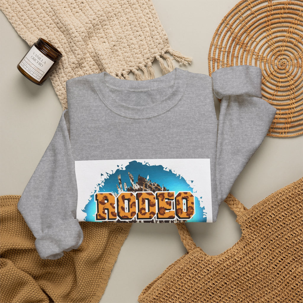 Rodeo Mom Crewneck Sweatshirt – Western Cowgirl Casual Pullover