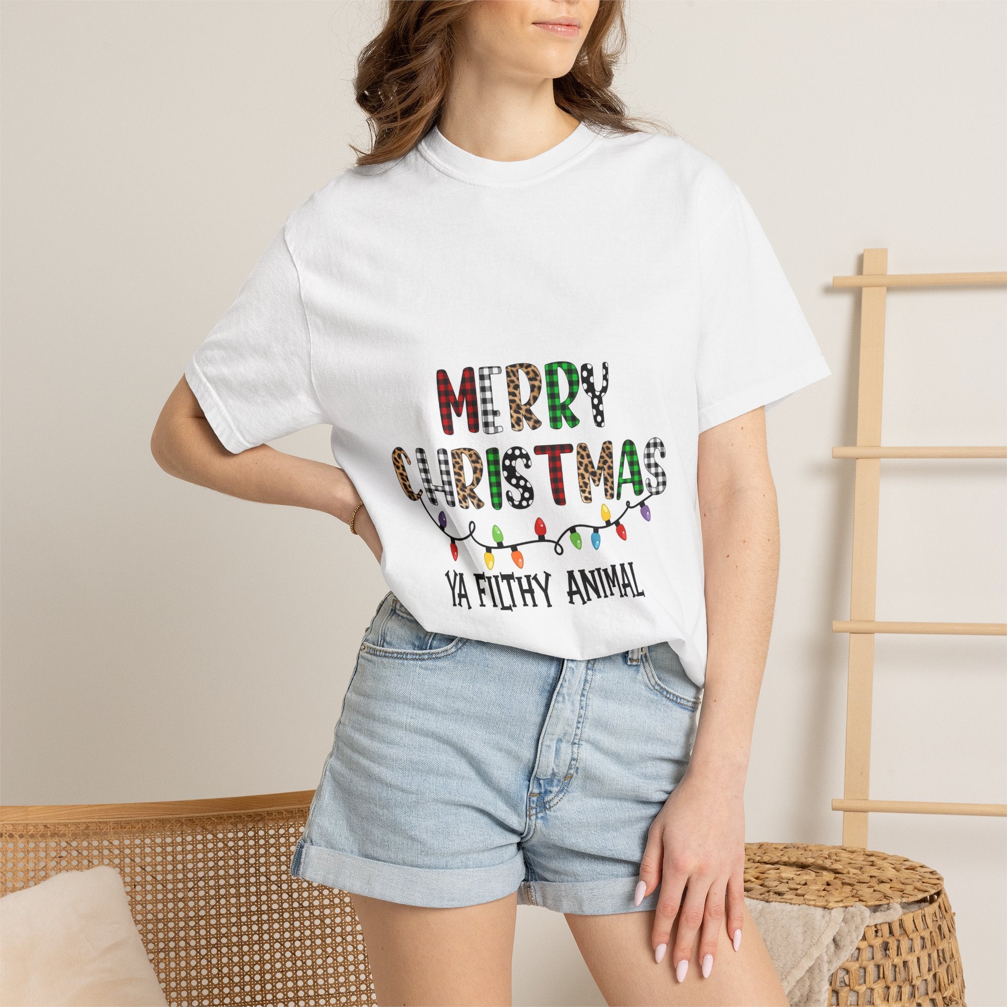 Merry Christmas Ya Filthy Animal T-Shirt — Funny Holiday Graphic Tee
