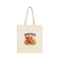 Mama Heifer Tote Bag — Cute Cow Mom Canvas Grocery & Farm Market Tote