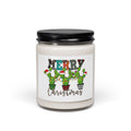 Merry Christmas Cactus Scented Soy Candle – 9oz Holiday Jar
