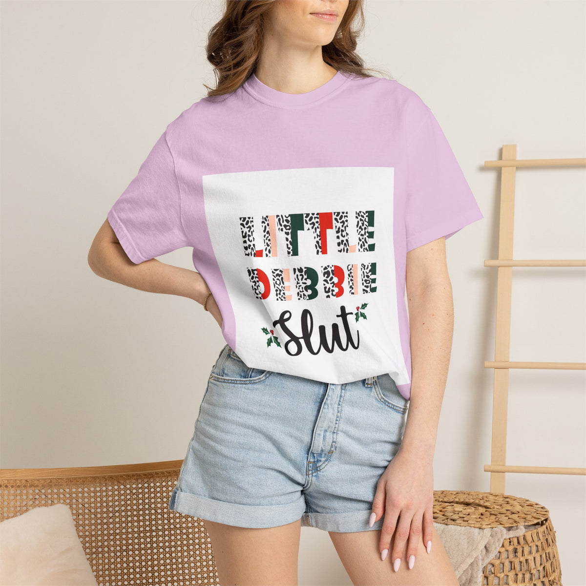 Funny Christmas Tee - 'Little Debbie Slut' Holiday Graphic T-Shirt