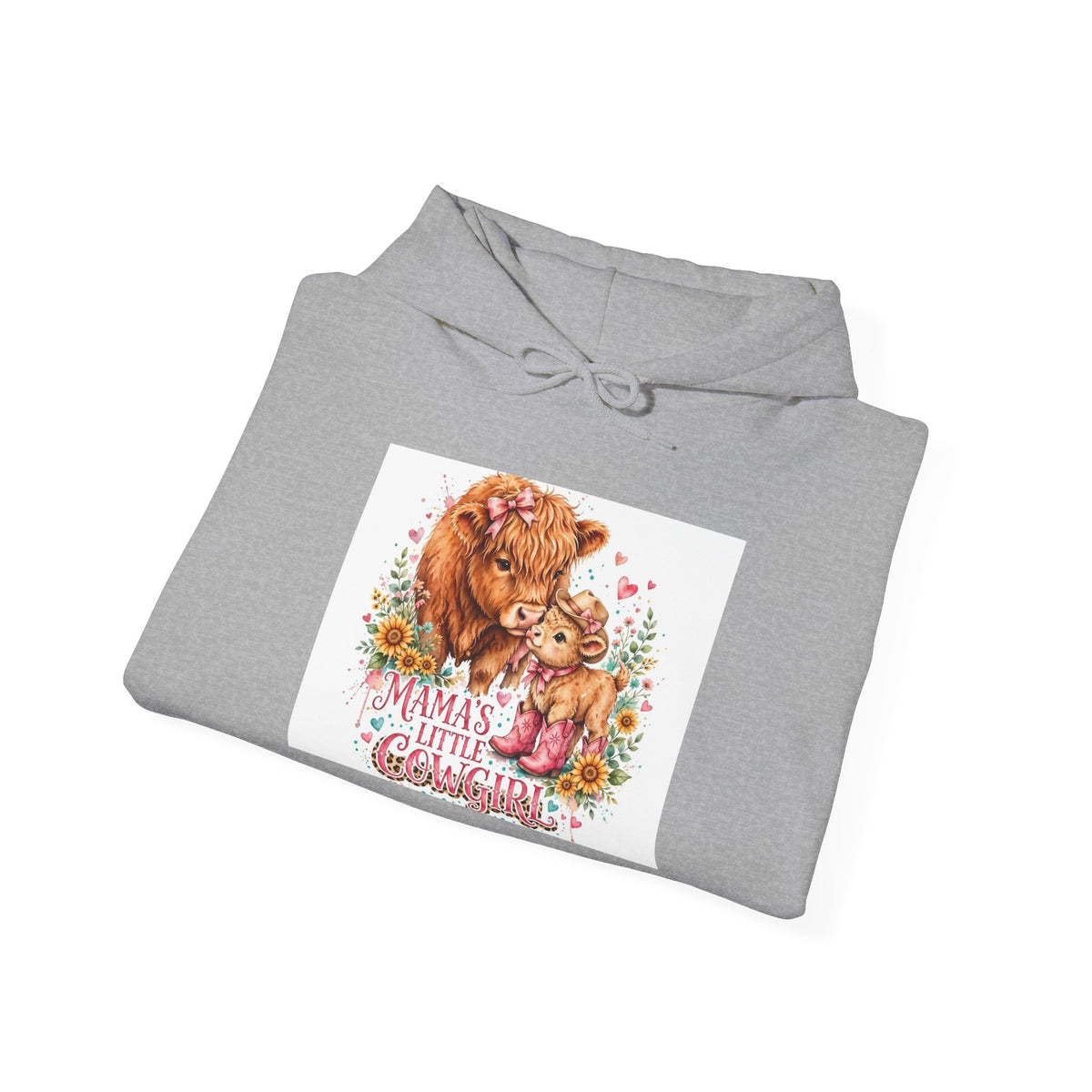 Mama Bear & Cubs Hoodie — Cute Floral Family Graphic Sweatshirt