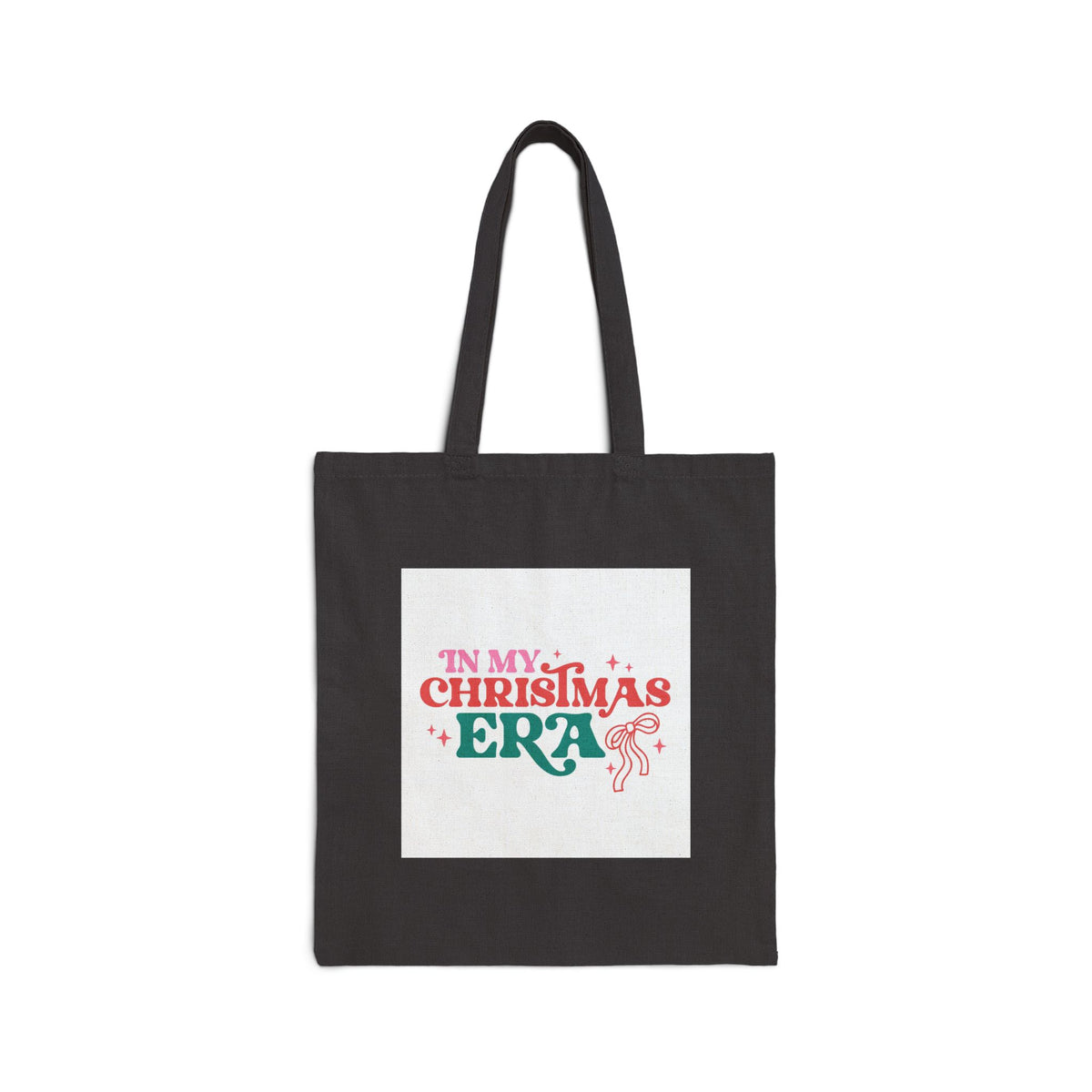 Christmas Era Canvas Tote Bag — 'In My Christmas Era' Holiday Reusable Gift Tote