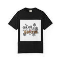 Let It Snow Leopard Print T-Shirt — Winter Snowflake Holiday Tee