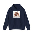 Autumn Beauty Hoodie — Pumpkin Floral Fall Sweatshirt