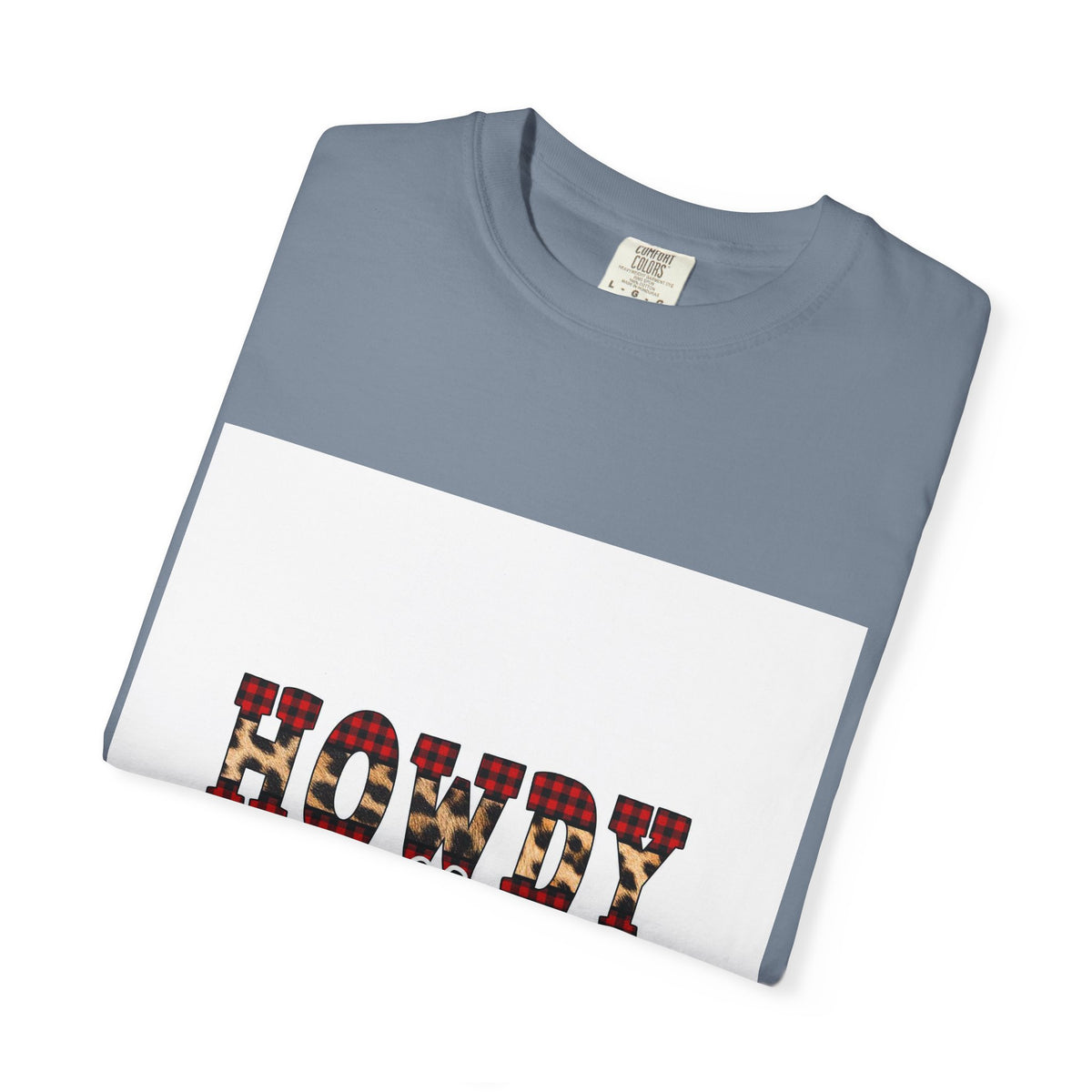 Howdy y'all T-Shirt — Plaid Western Graphic Tee