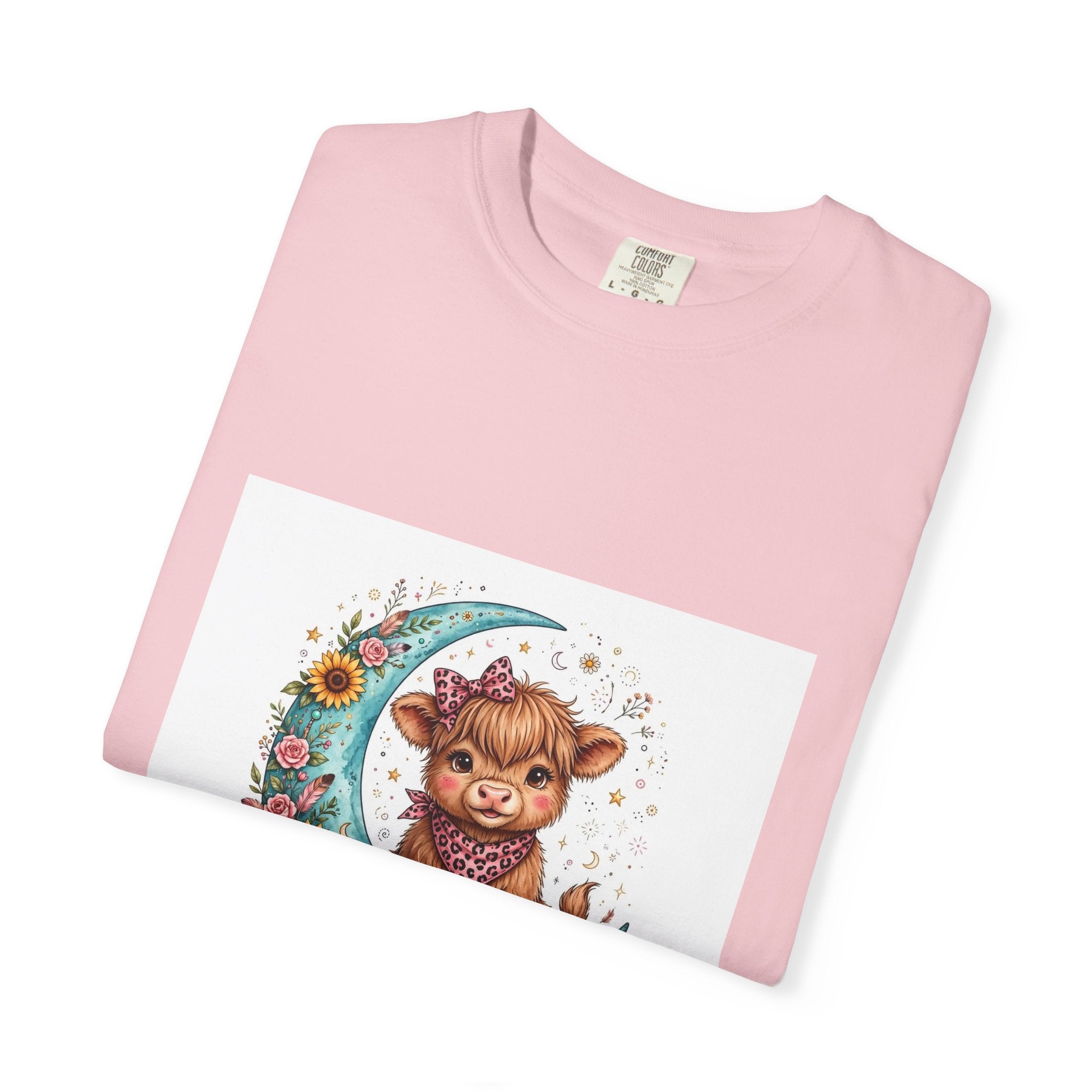 Cow Cute T-Shirt – "Love You to the Moon & to the Ranch" Graphic Tee