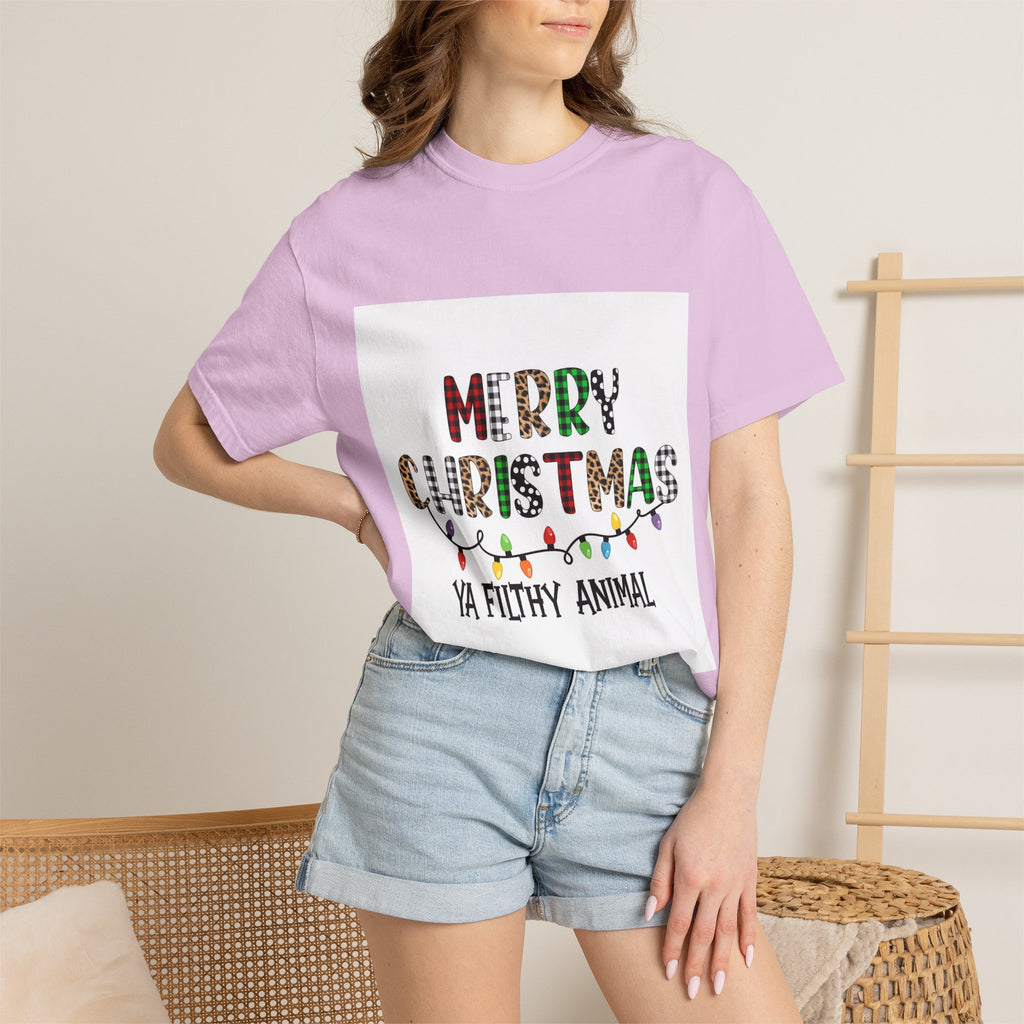 Merry Christmas Ya Filthy Animal T-Shirt — Funny Holiday Graphic Tee