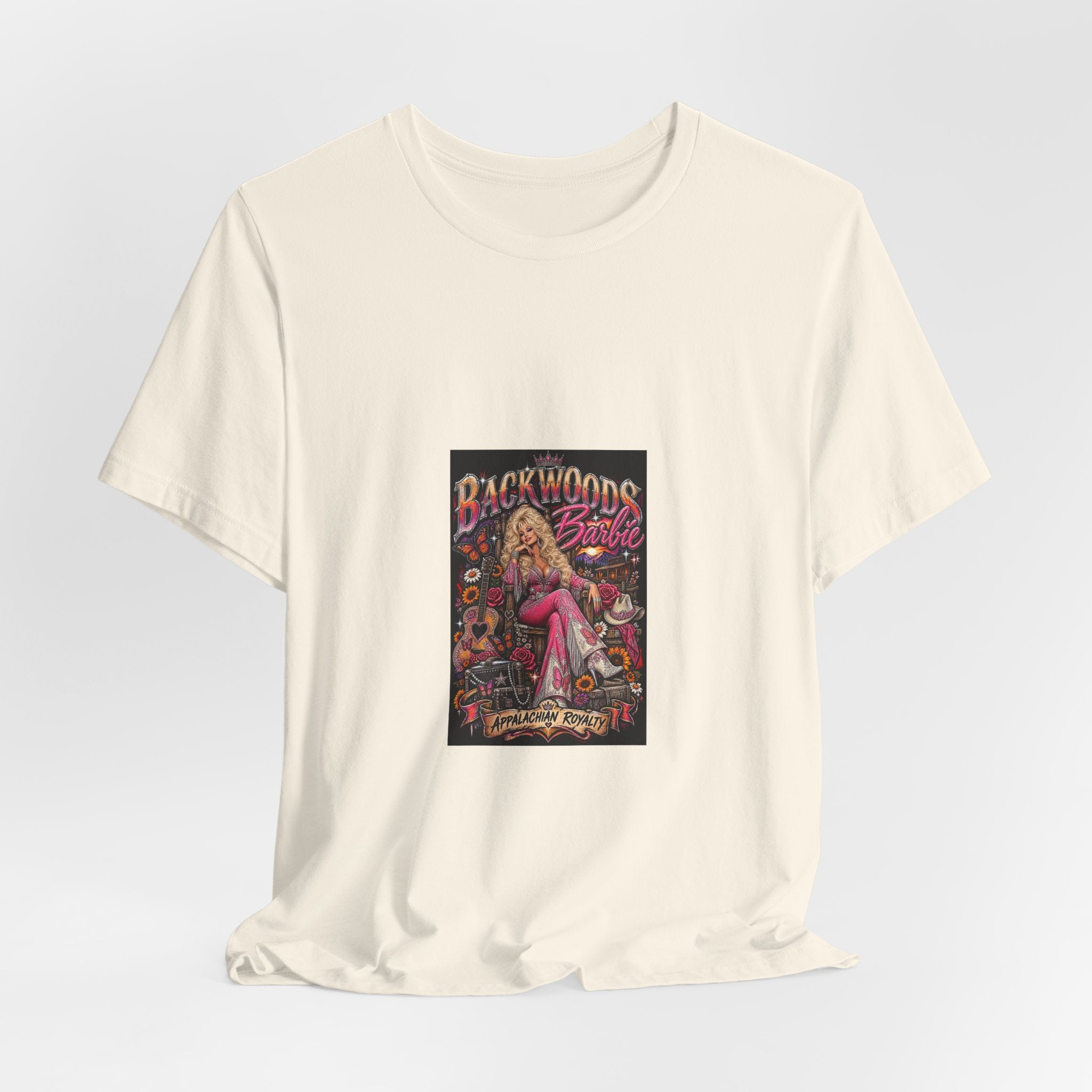 Backwoods Babe Graphic Tee — Retro Pinup Smoking Art T-Shirt