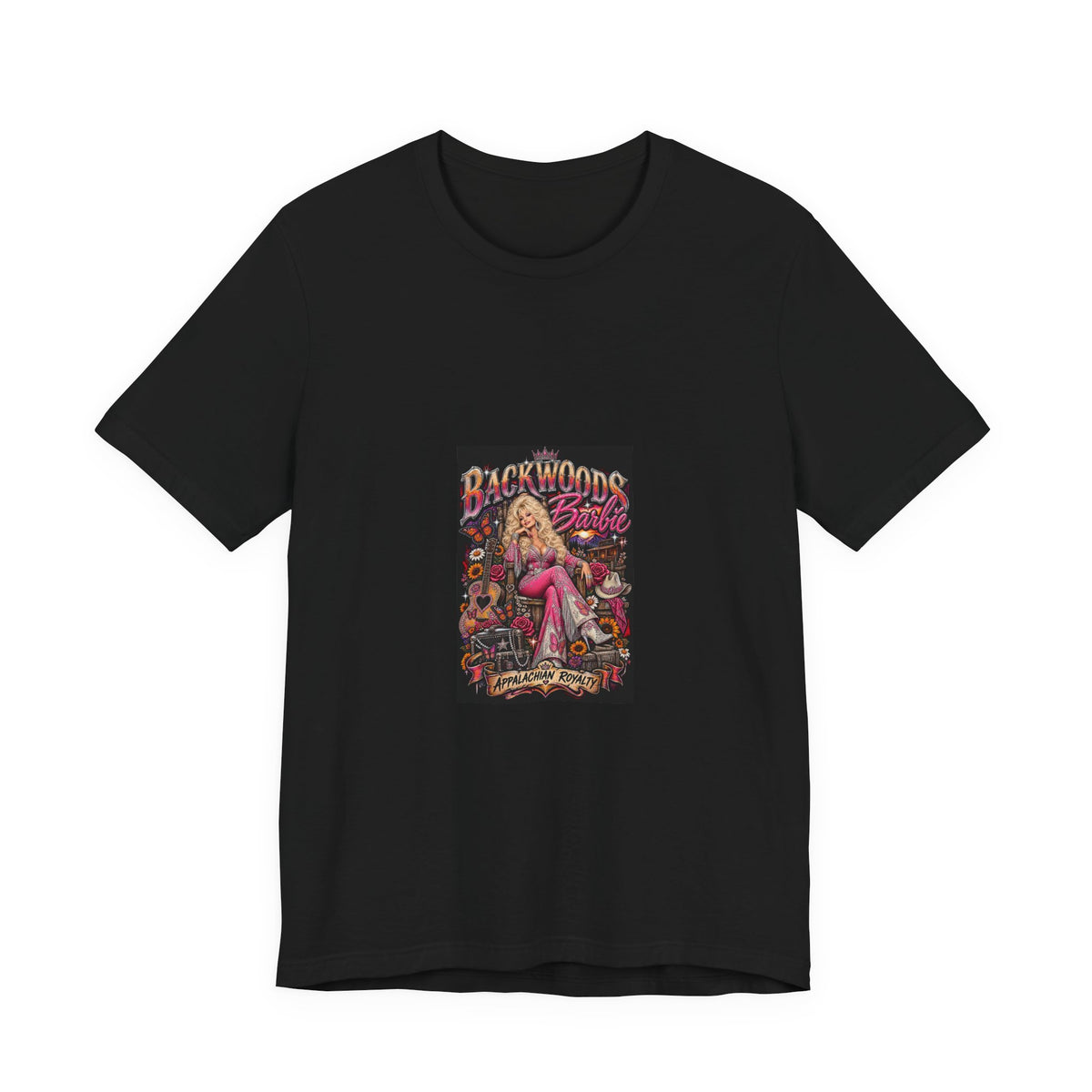 Backwoods Babe Graphic Tee — Retro Pinup Smoking Art T-Shirt