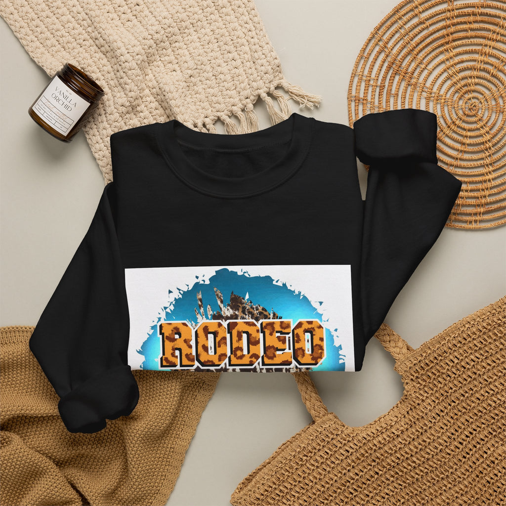 Rodeo Mom Crewneck Sweatshirt – Western Cowgirl Casual Pullover