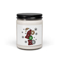 Holiday 'Ho Ho Ho' Scented Soy Candle — 9oz Christmas Plaid & Snowflake Jar