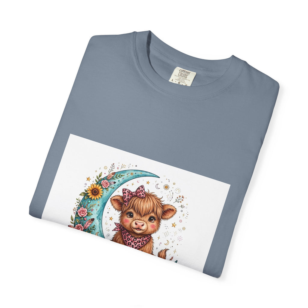 Cow Cute T-Shirt – "Love You to the Moon & to the Ranch" Graphic Tee