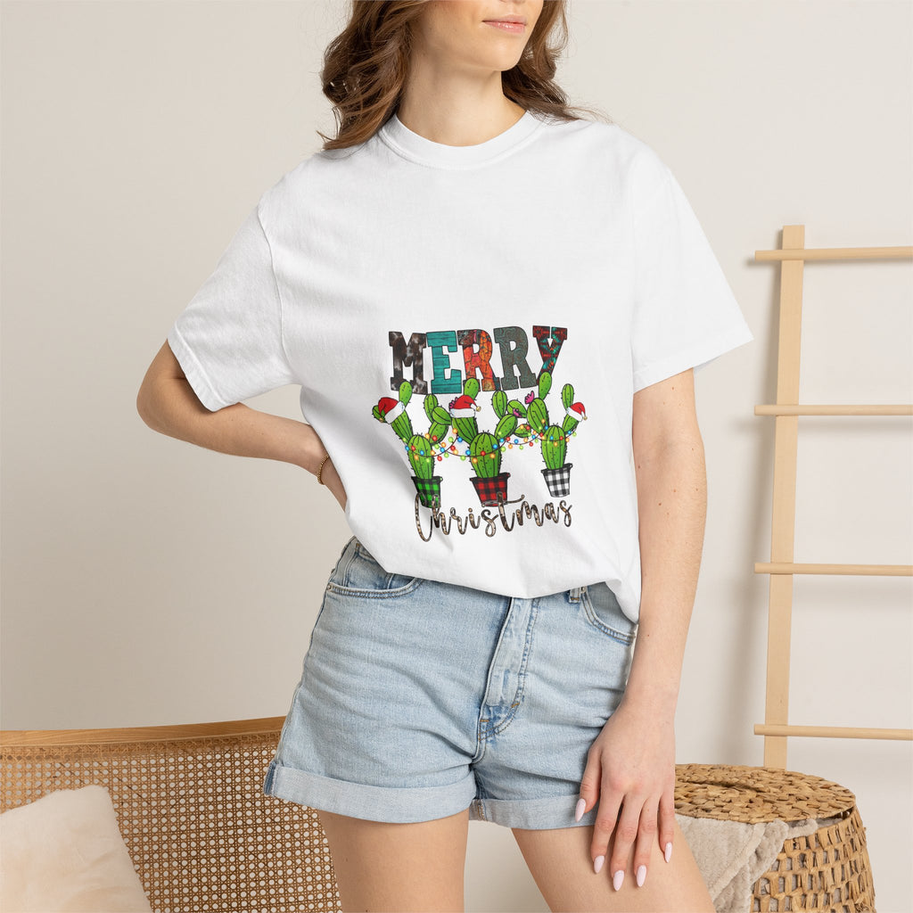 Merry Christmas Cactus T-Shirt