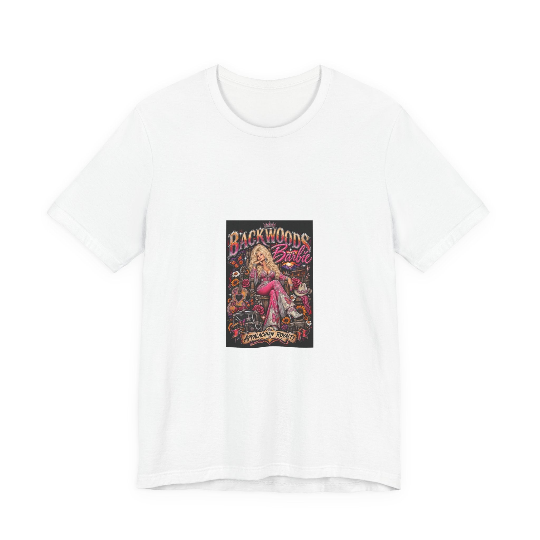 Backwoods Babe Graphic Tee — Retro Pinup Smoking Art T-Shirt